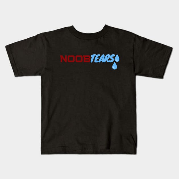 Noob Tears - gamer Kids T-Shirt by holy mouse